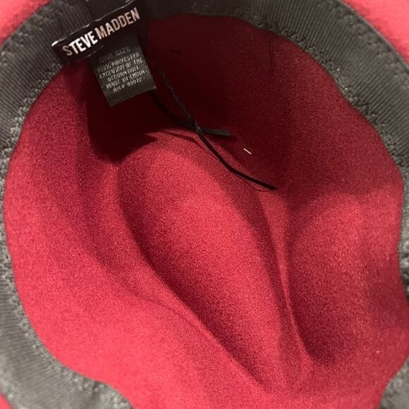New Steve Madden Felted Fedora Hat  on-trend style, women, accessories - Picture 5 of 6